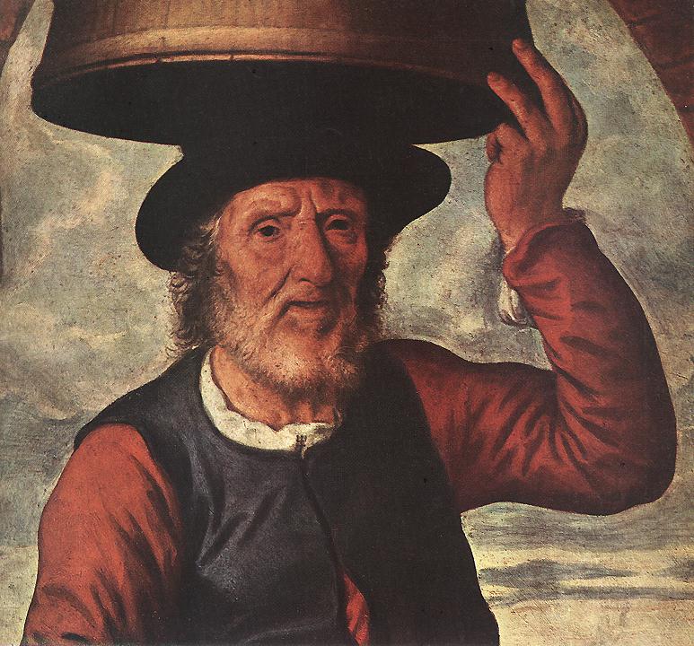 Scène de marché (détail)