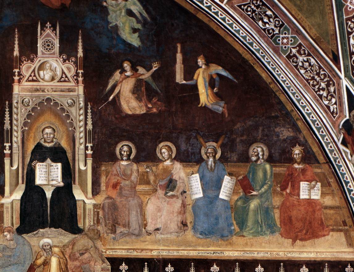 Le triomphe de saint Thomas d'Aquin (détail)