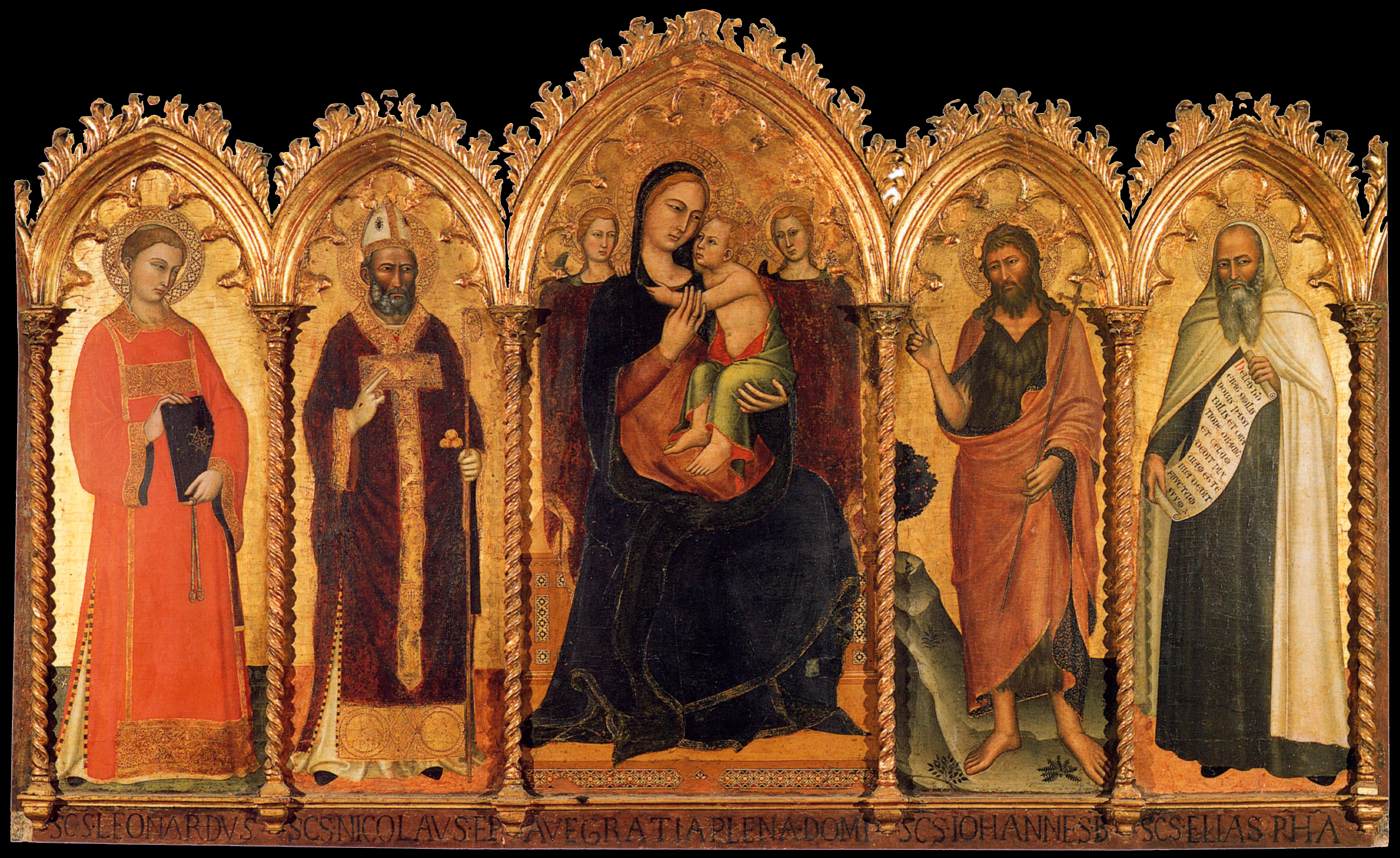 Vierge à l'Enfant avec des saints