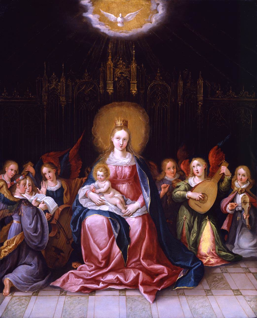 Vierge à l'Enfant en majesté