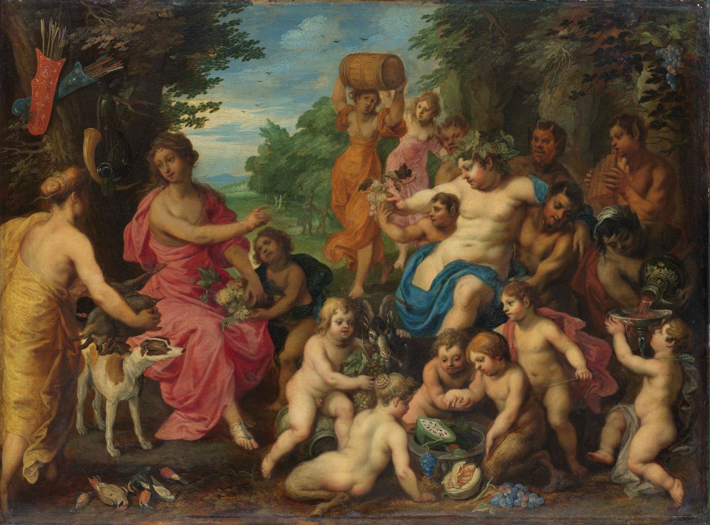 Bacchus et Diane