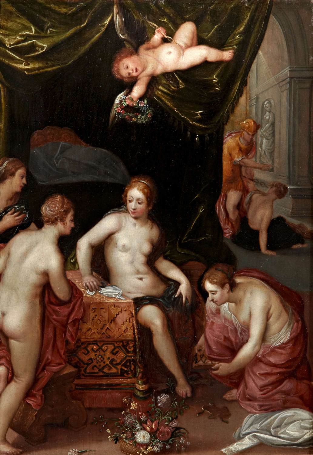 Herse et ses sœurs avec Mercure