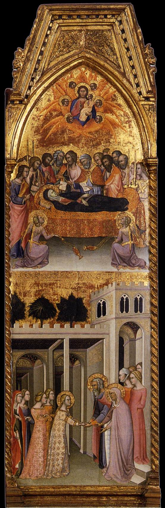 Le Couronnement de la Vierge (détail)