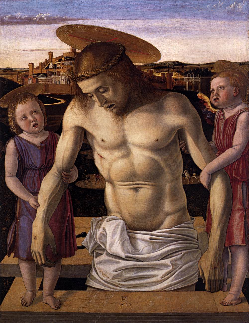 Christ mort soutenu par deux anges (Pietà)