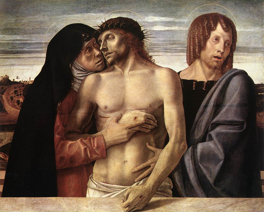 Christ mort soutenu par la Madone et saint Jean (Pietà)
