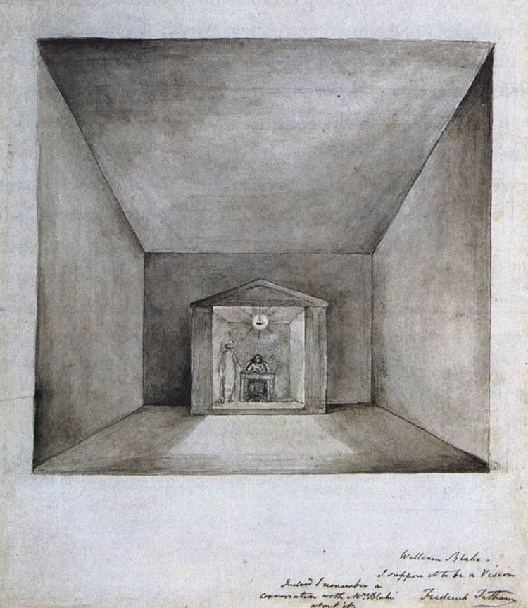 Élisée dans la chambre (sur le mur)