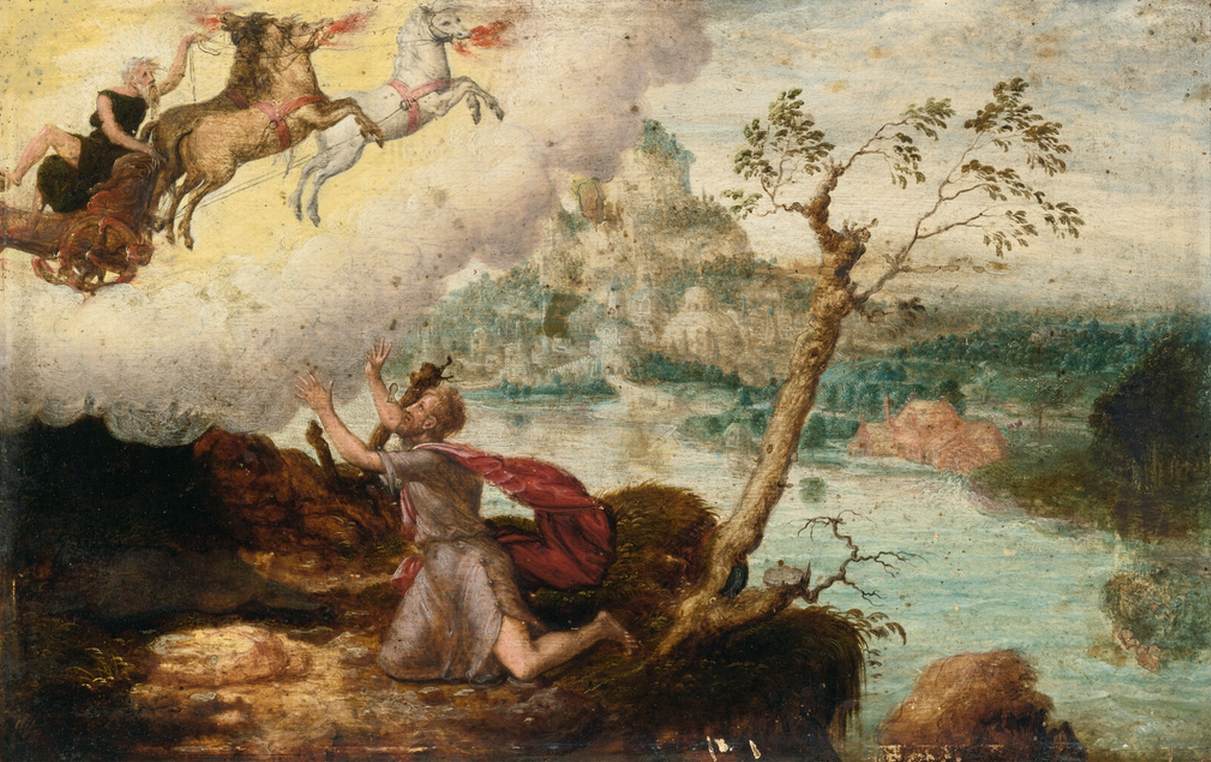 L'Ascension d'Élie au ciel dans le char de feu