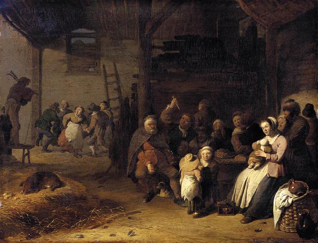 Intérieur de grange