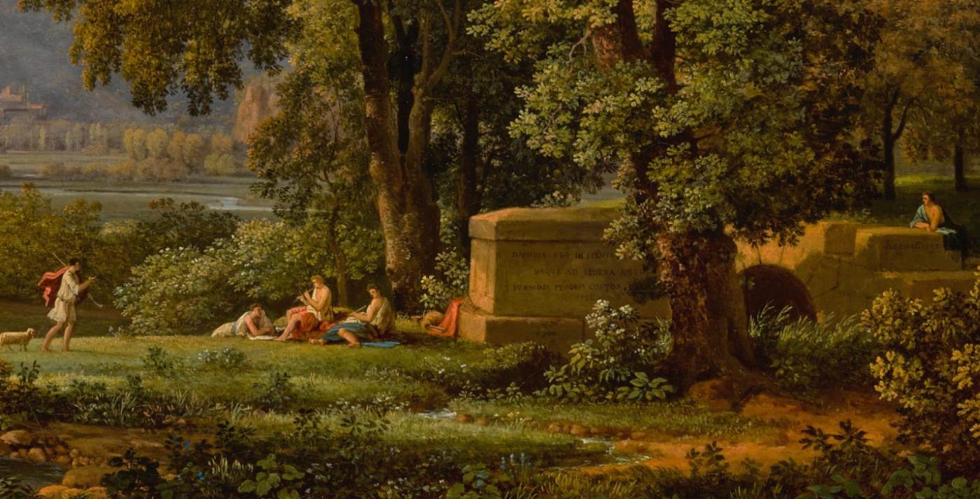 Paysage arcadien (détail)
