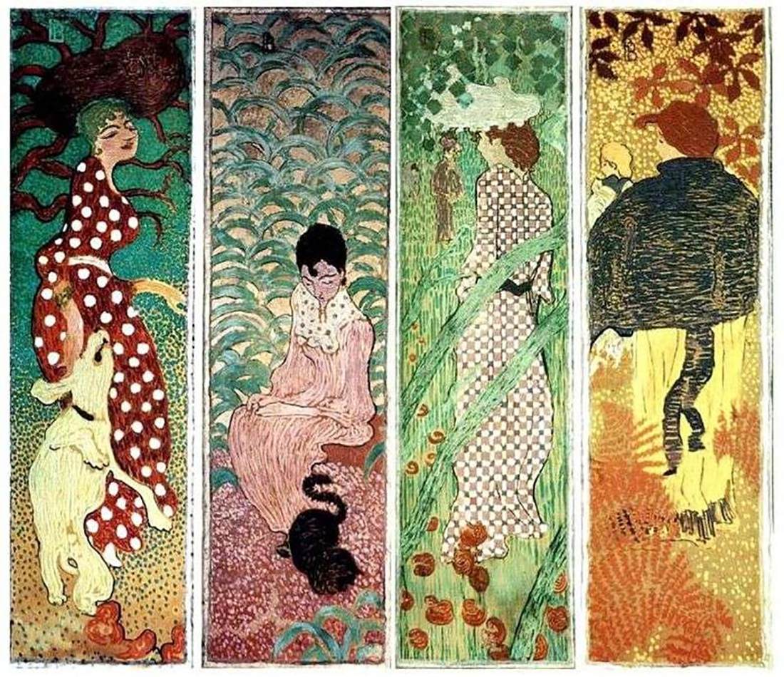 Femmes dans le jardin