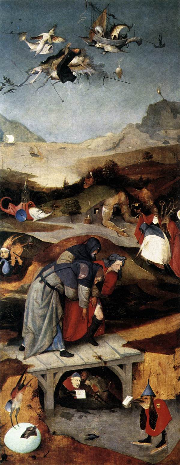 Triptyque de la Tentation de saint Antoine (volet gauche)