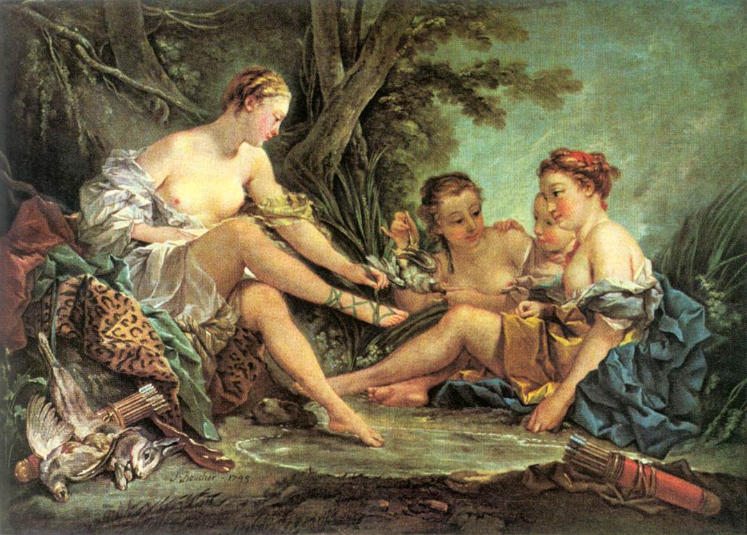 Diane après la chasse