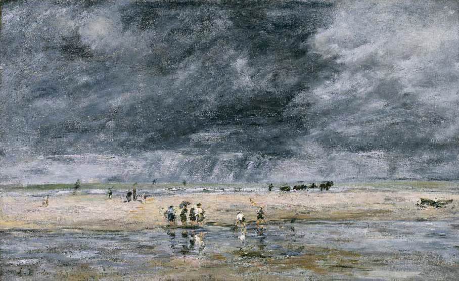 Personnages sur la plage
