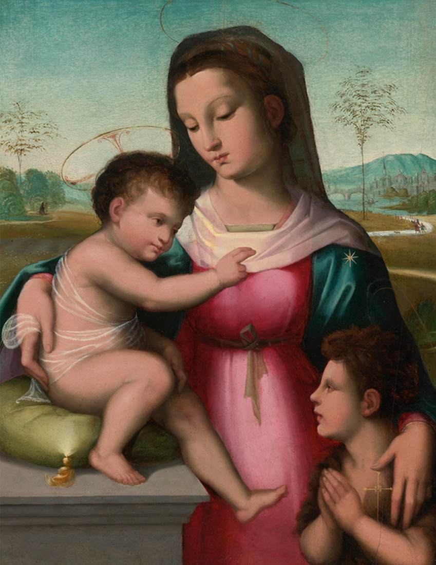 Vierge à l'Enfant avec le jeune saint Jean-Baptiste