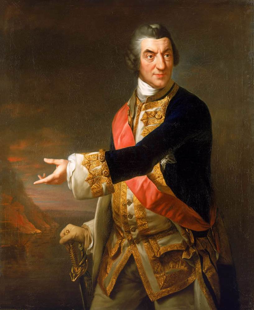 Portrait de l'amiral Sir Charles Saunders