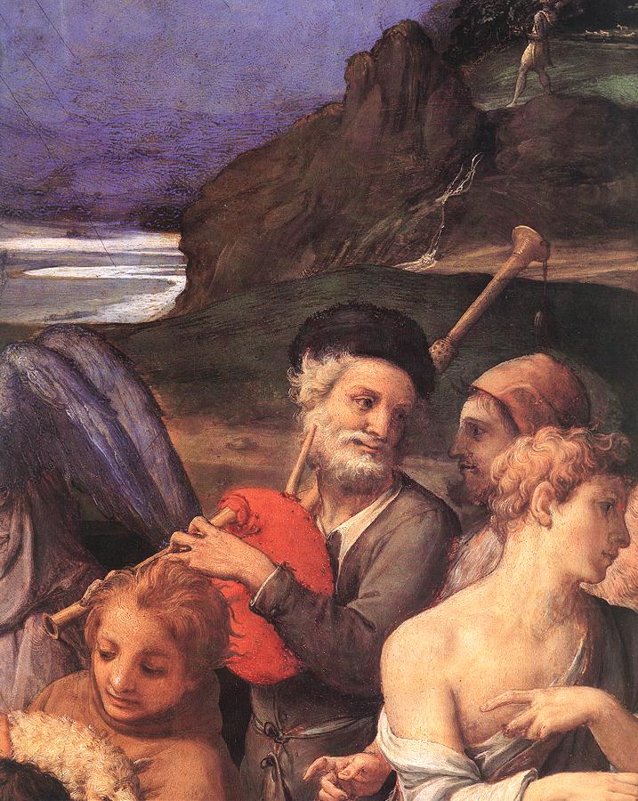 Adoration des bergers (détail)