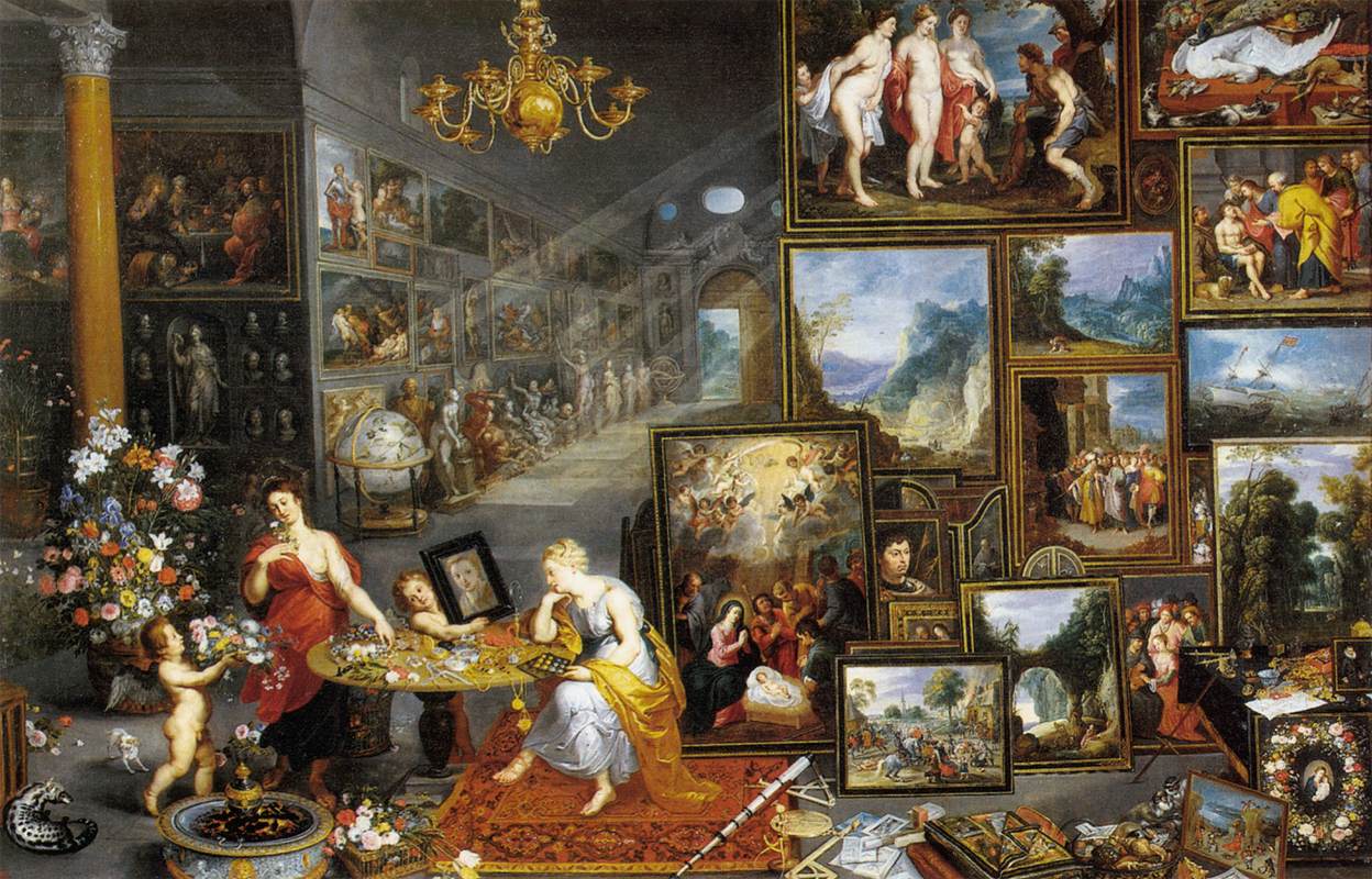 Allégorie de la vue et de l'odorat