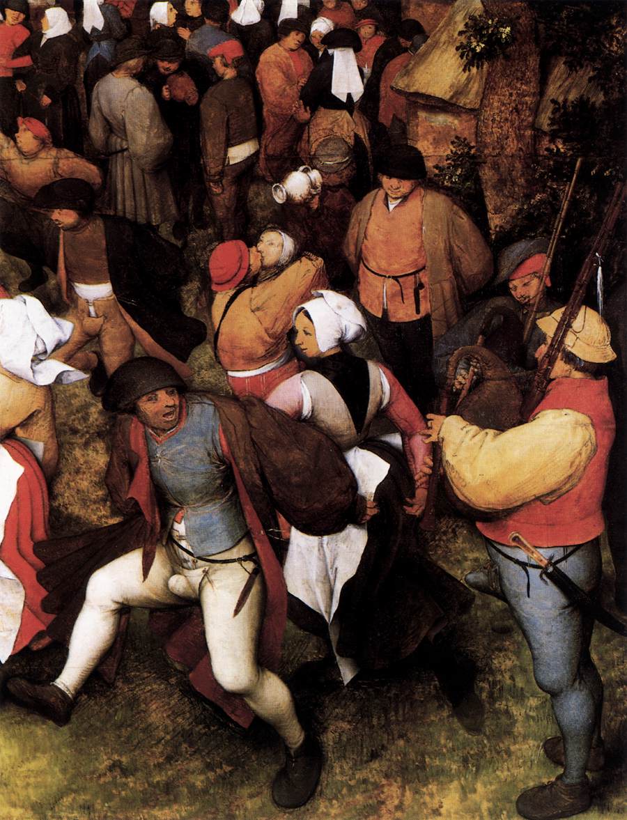 Danse de noces en plein air (détail)