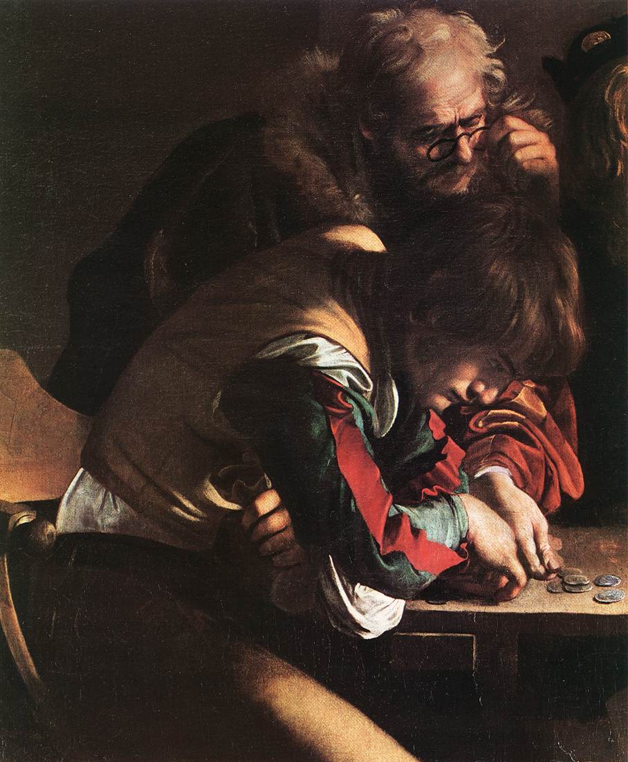 L'Appel de saint Matthieu (détail)