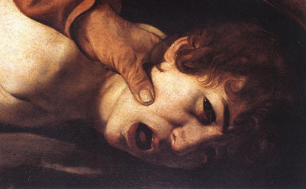 Le sacrifice d'Isaac (détail)