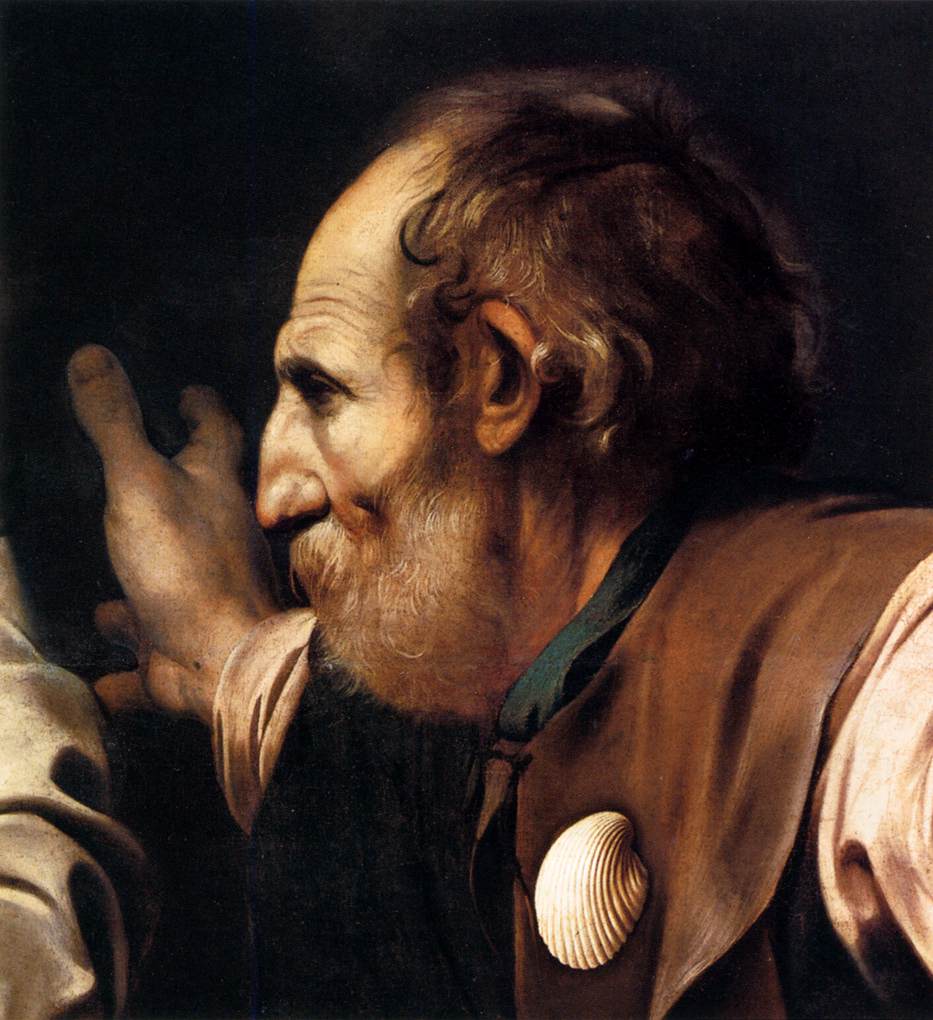 Le Souper à Emmaüs (détail)