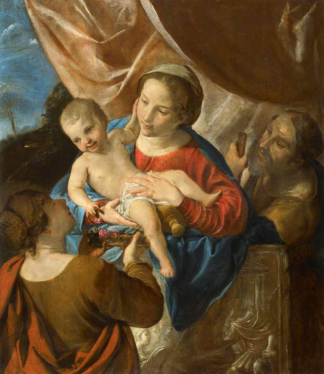 La Sainte Famille avec sainte Dorothée