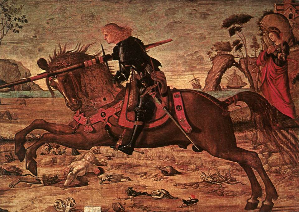 Saint Georges et le dragon (détail)