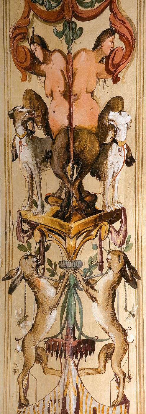 Candélabre d'angle (détail)