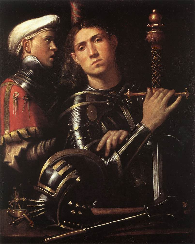 Guerrier et son écuyer