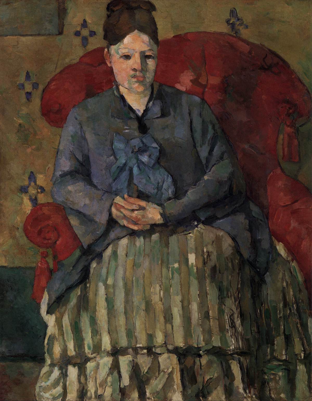 Madame Cézanne dans un fauteuil rouge