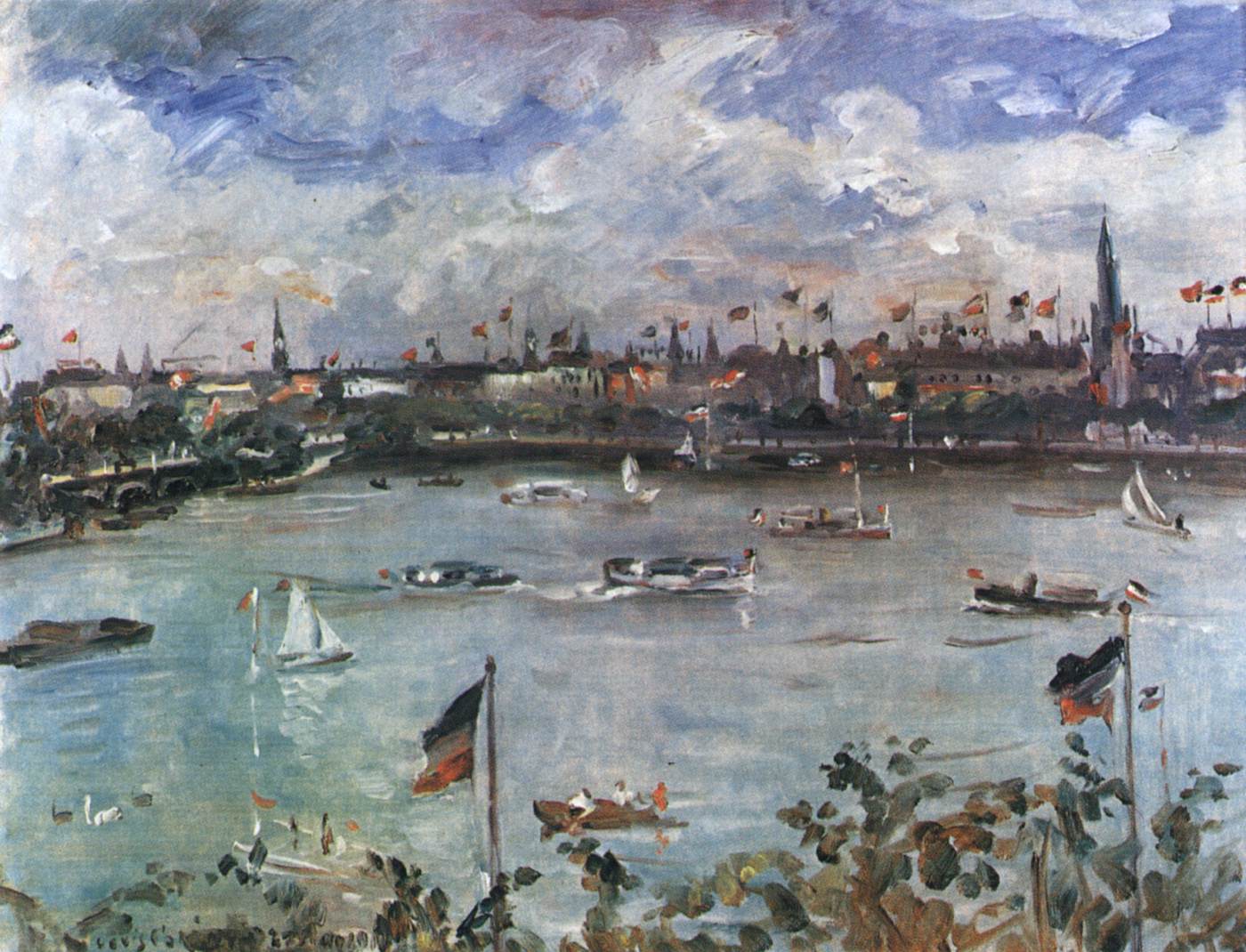 Le jour de l'empereur à Hambourg