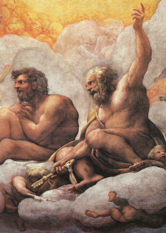 Les apôtres Pierre et Paul (détail de la fresque de la coupole)