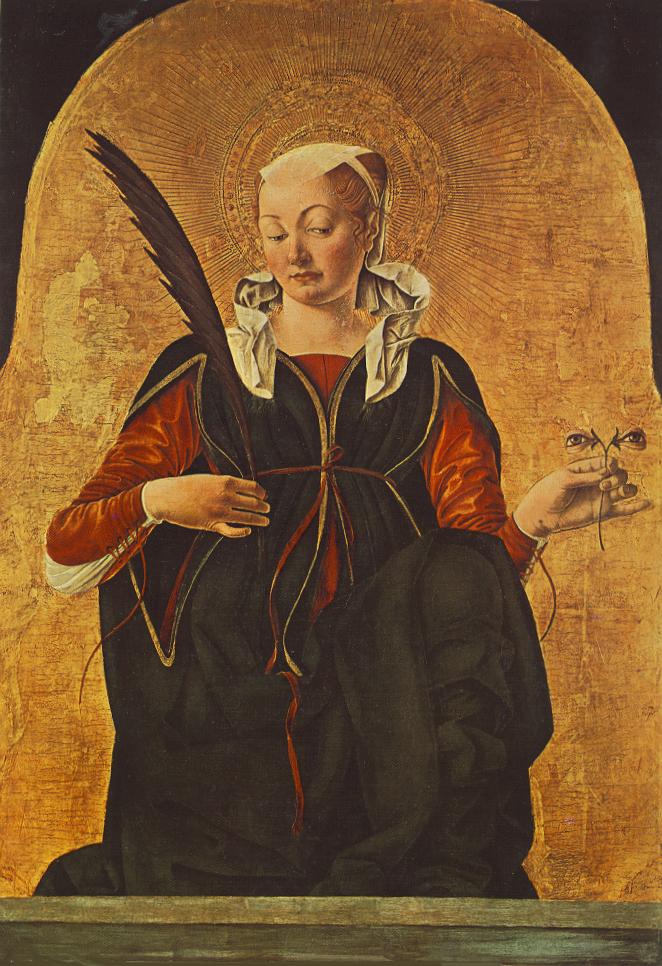 Polyptyque Griffoni : Ste Lucie