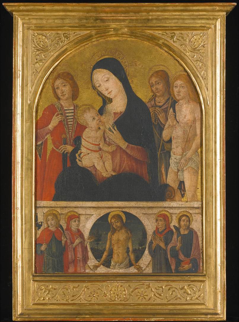 Vierge à l'Enfant avec des saints