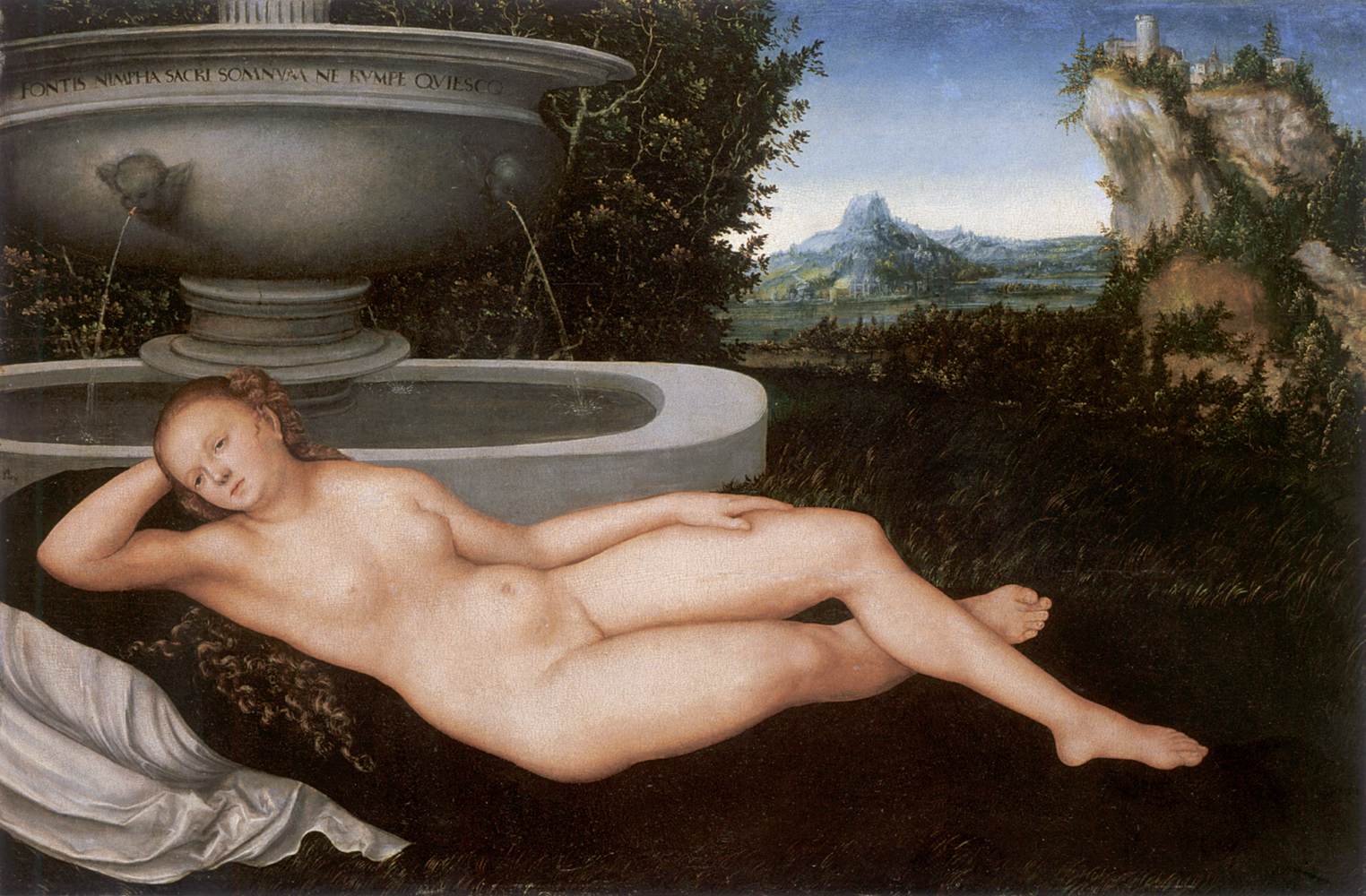 Nymphe aquatique allongée