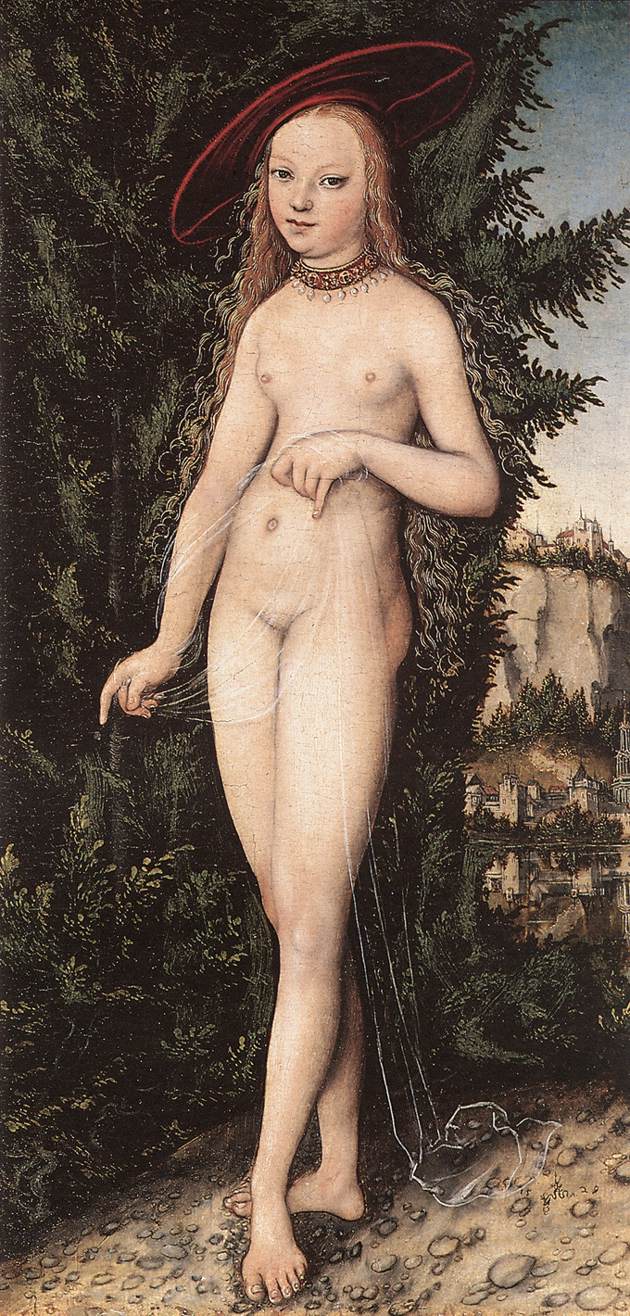 Vénus debout dans un paysage (détail)