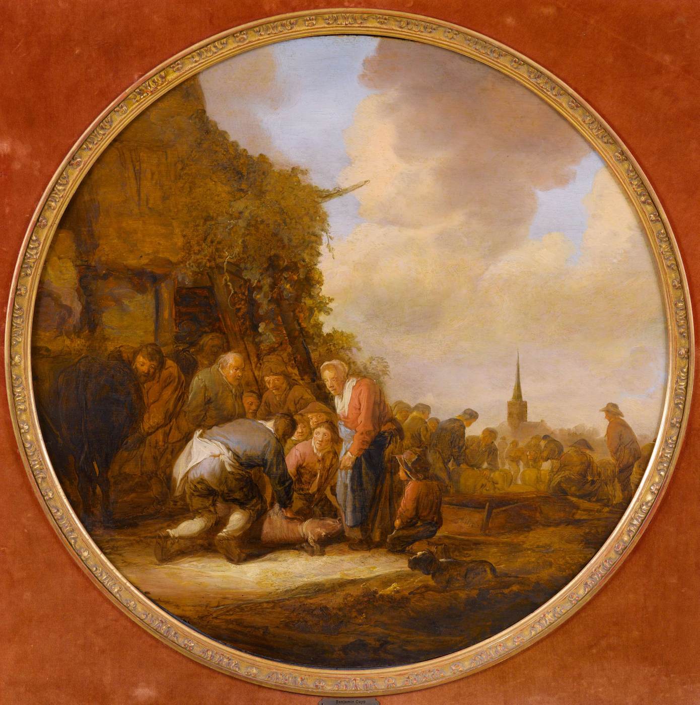 Festin avec de la viande fraîchement abattue