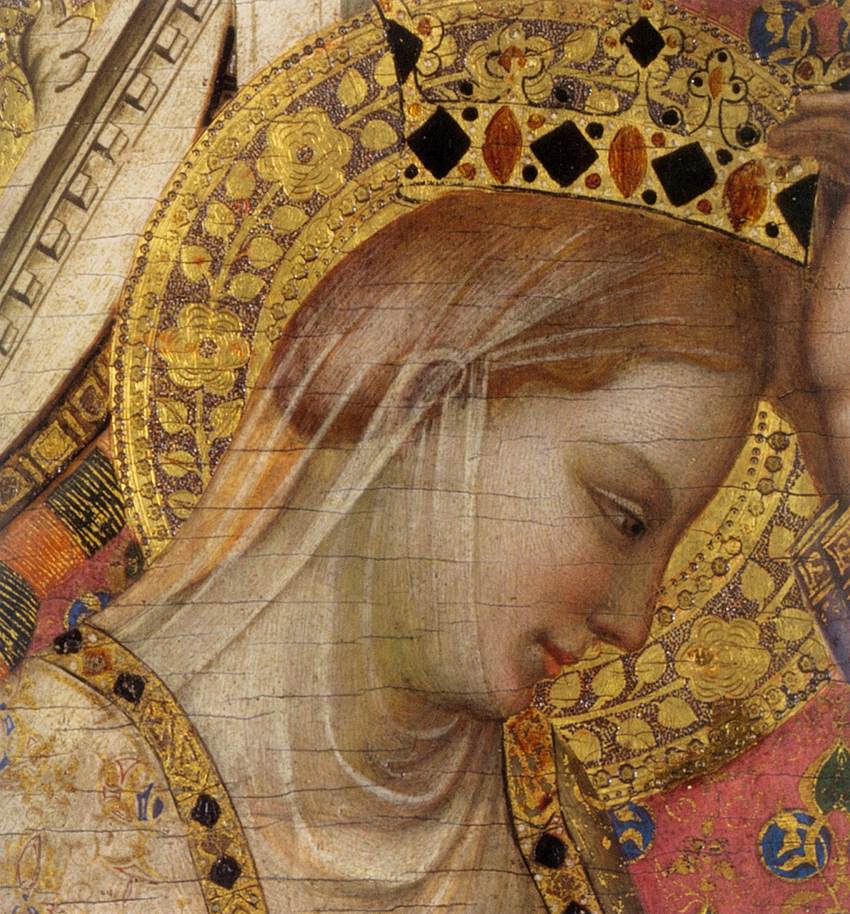 Le Couronnement de la Vierge (détail)