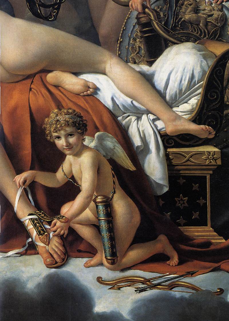Mars désarmé par Vénus et les Trois Grâces (détail)