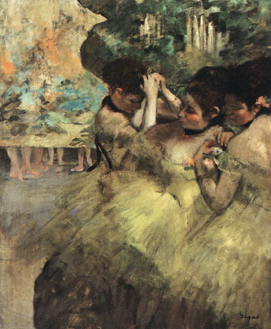 Danseurs se préparant pour le ballet