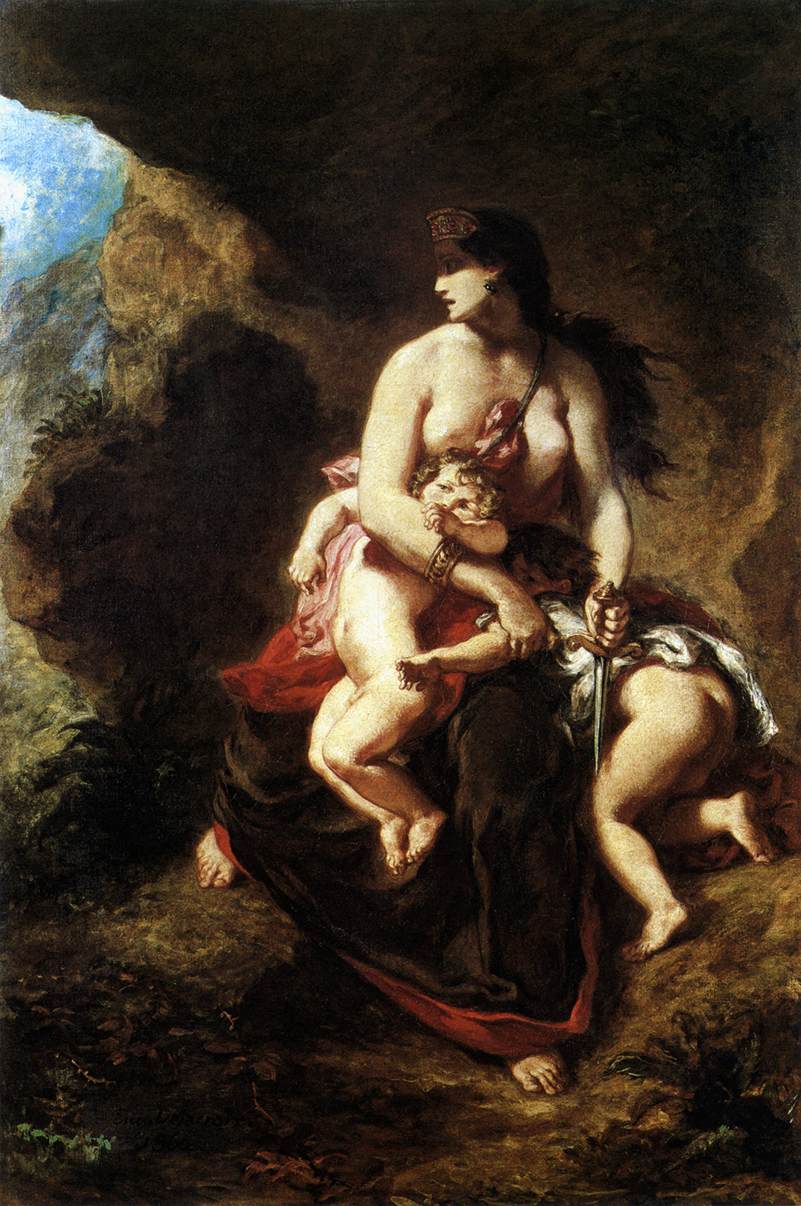 Médée sur le point de tuer ses enfants