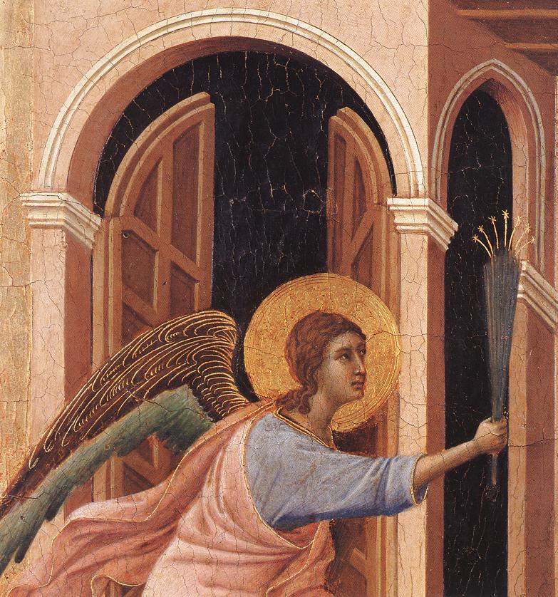 Annonce de la mort à la Vierge (détail)