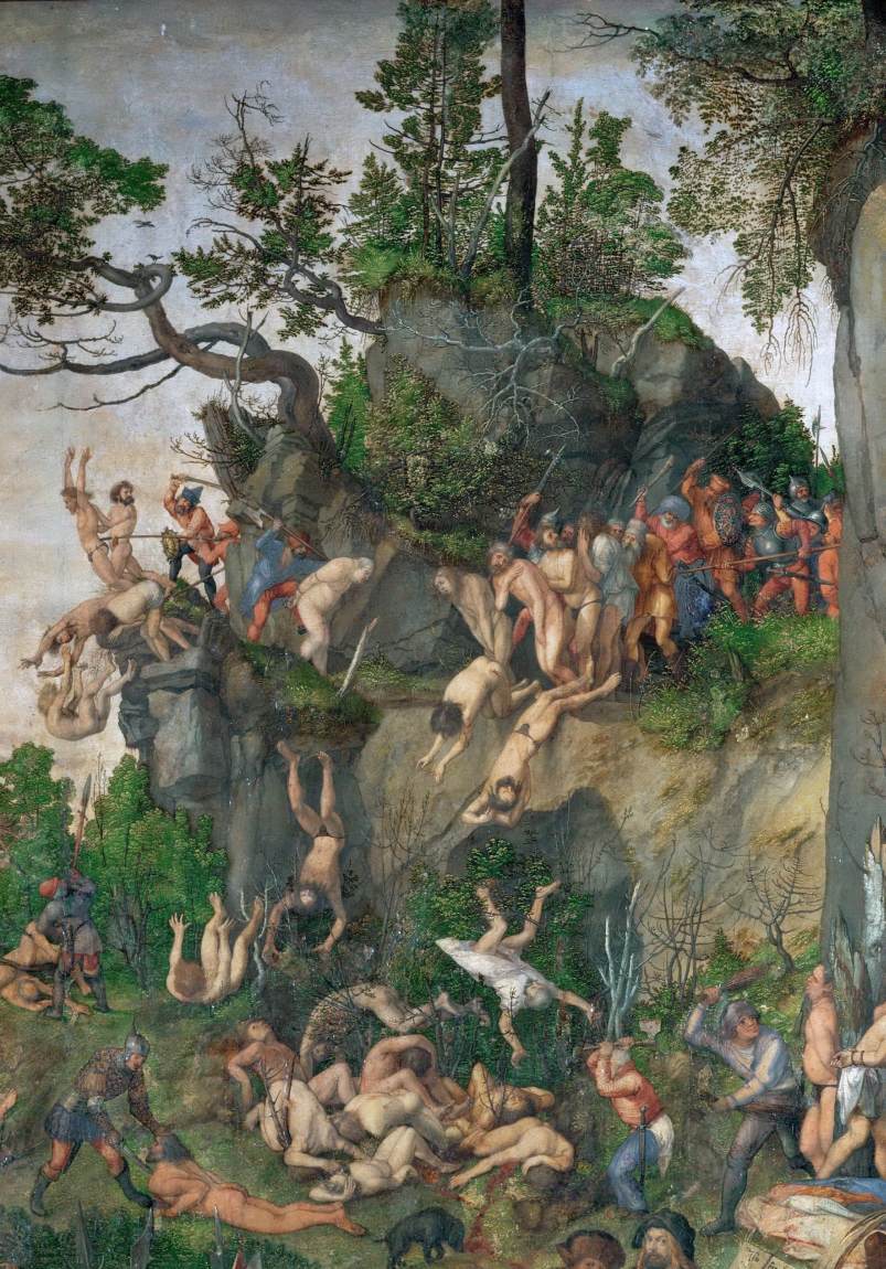 Le martyre des dix mille (détail)