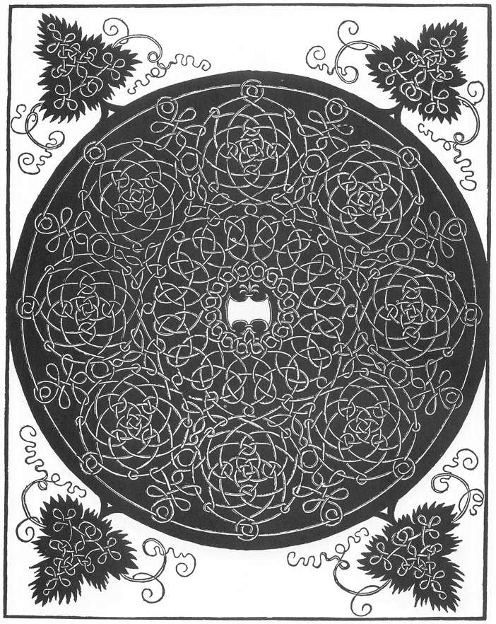 Motif de la série des six nœuds 3