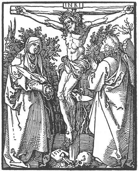 Le Christ en croix avec la Vierge et saint Jean