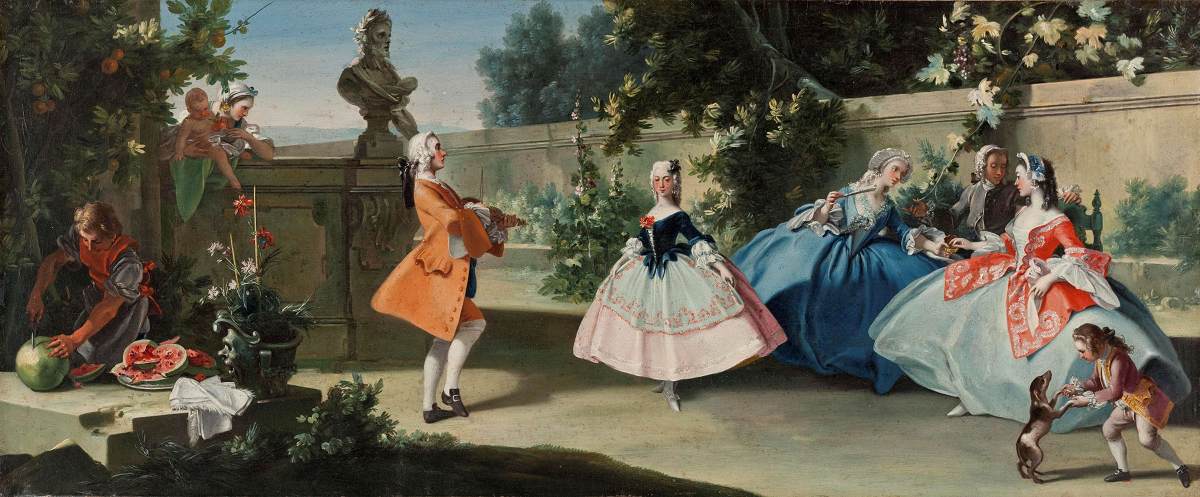 Danse dans un jardin