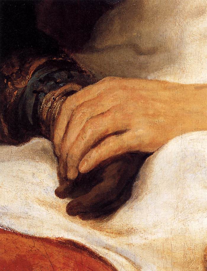 Isaac bénissant Jacob (détail)