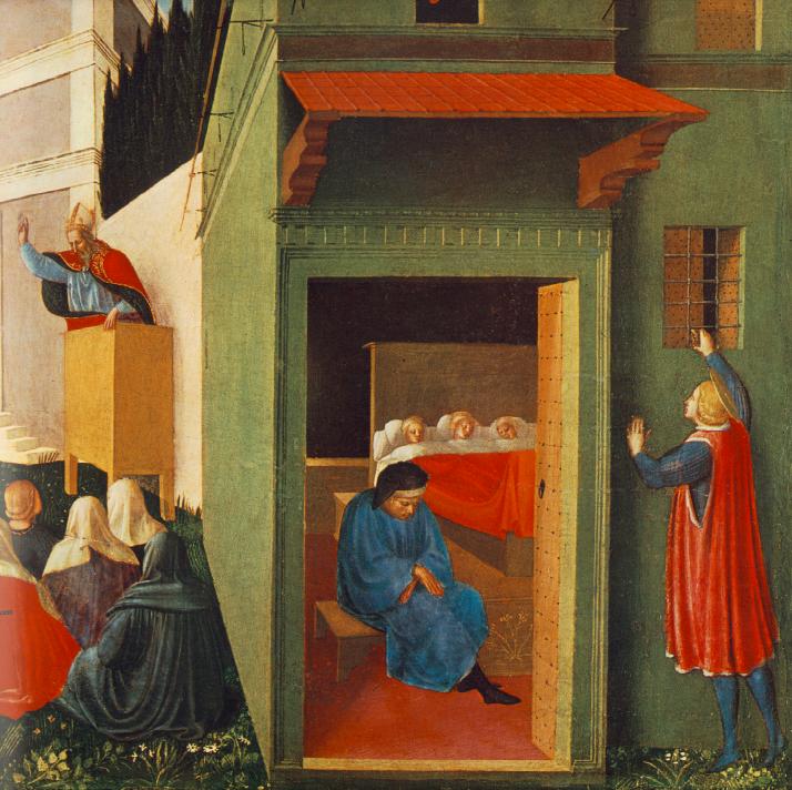 L'histoire de Saint Nicolas : Don de la dot à trois pauvres filles