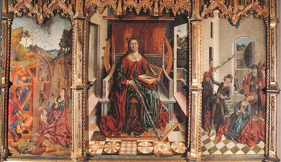 Triptyque de sainte Catherine
