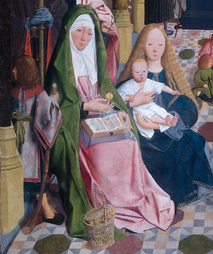 La Sainte Parenté (détail)